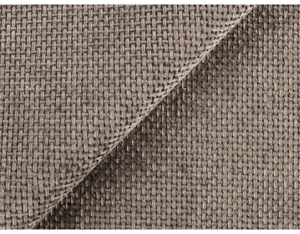 Bézs kárpitozott ágyneműtartós franciaágy ágyráccsal 160x200 cm Keoni – Makamii