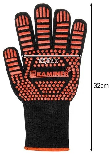 Kaminer KAMINER hőálló grillkesztyű