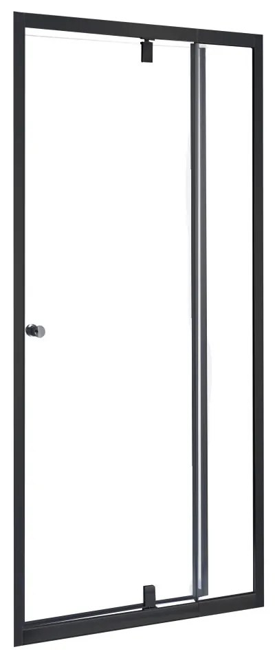 Flexi állítható zuhanyajtó 76-91x185 cm fekete