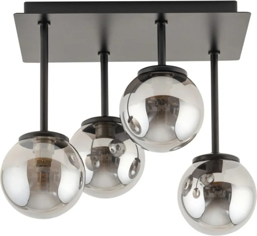 SIGMA LIGHTING 33504 TULIA Loft Mennyezeti Lámpa Fekete, Szürke G9 IP20