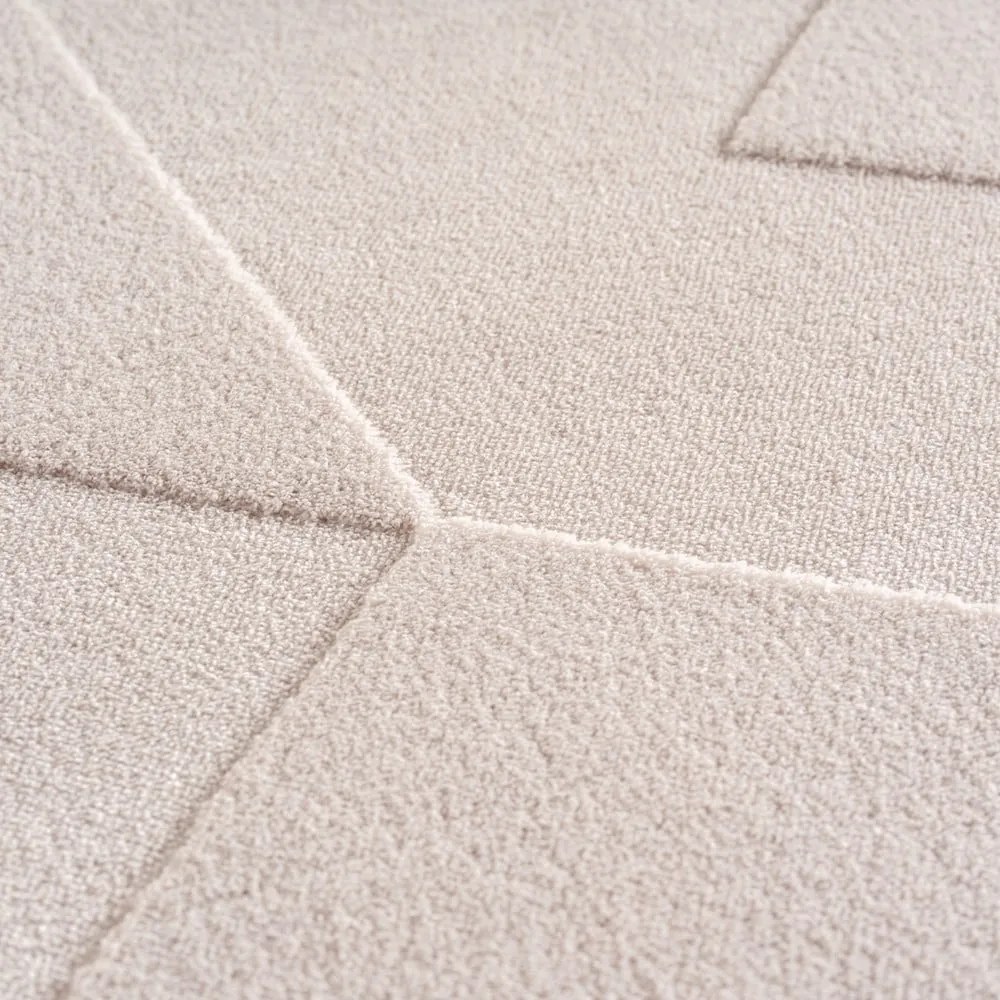 Krémszínű mosható futószőnyeg 80x250 cm Pompei 1613 – Ayyildiz Carpets