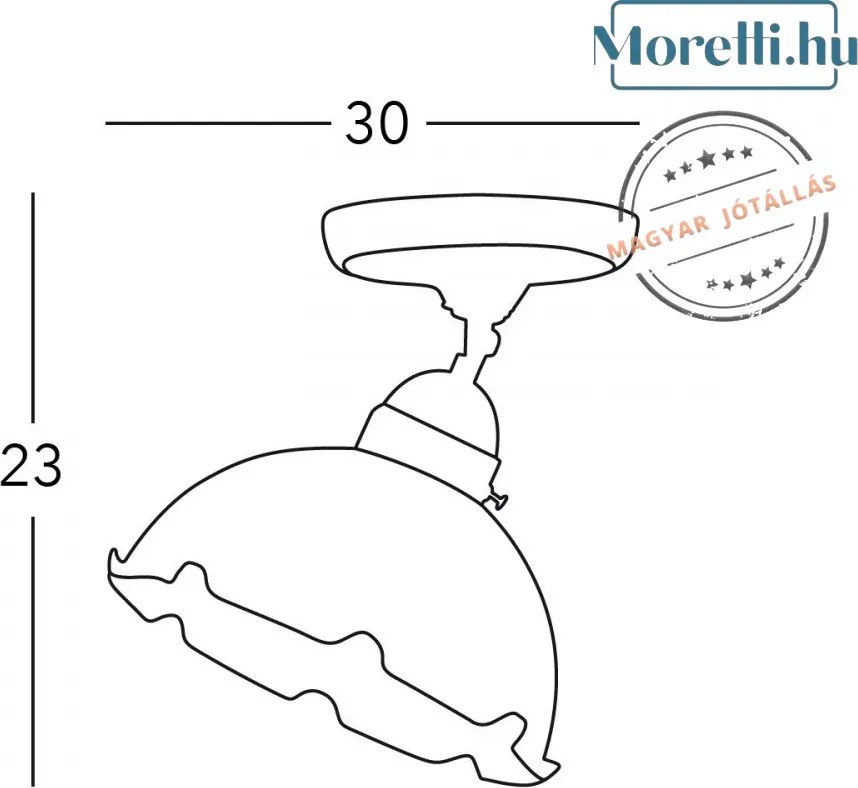 Mennyezeti Lámpa Kék NONNA AUSTROLUX 731-10-25