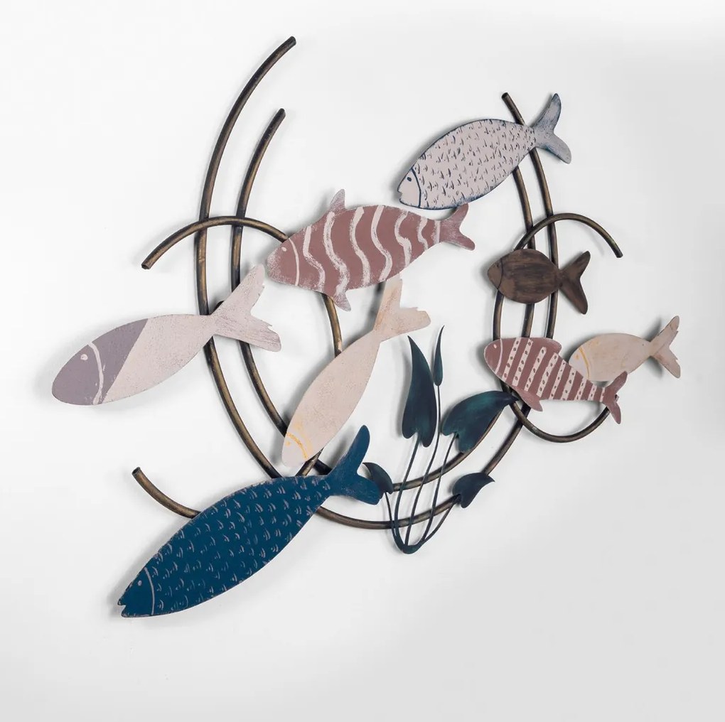 Oceano fém fali dekoráció, 105×4 cm
