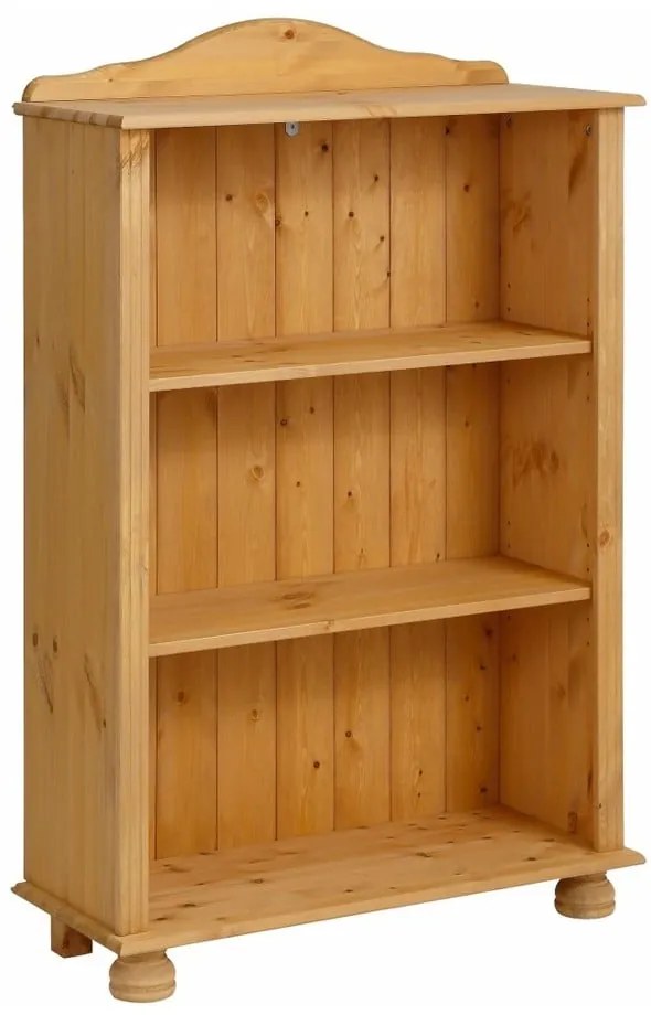 Natúr színű borovi fenyő könyvespolc 77x116 cm Ella – Støraa