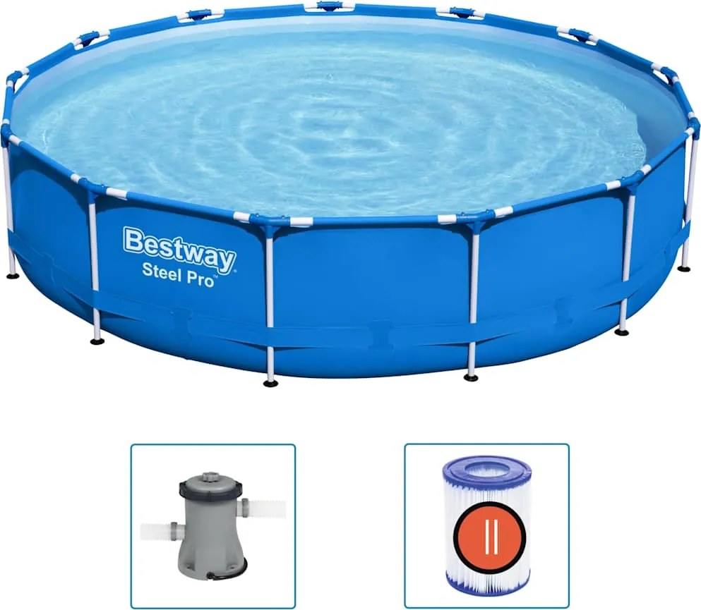 Bestway Steel Pro vázas medence 396 x 84 cm