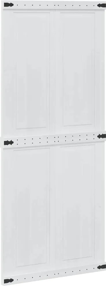 vidaXL Ajtó Corona Fehér 90 x 210 cm Faanyag