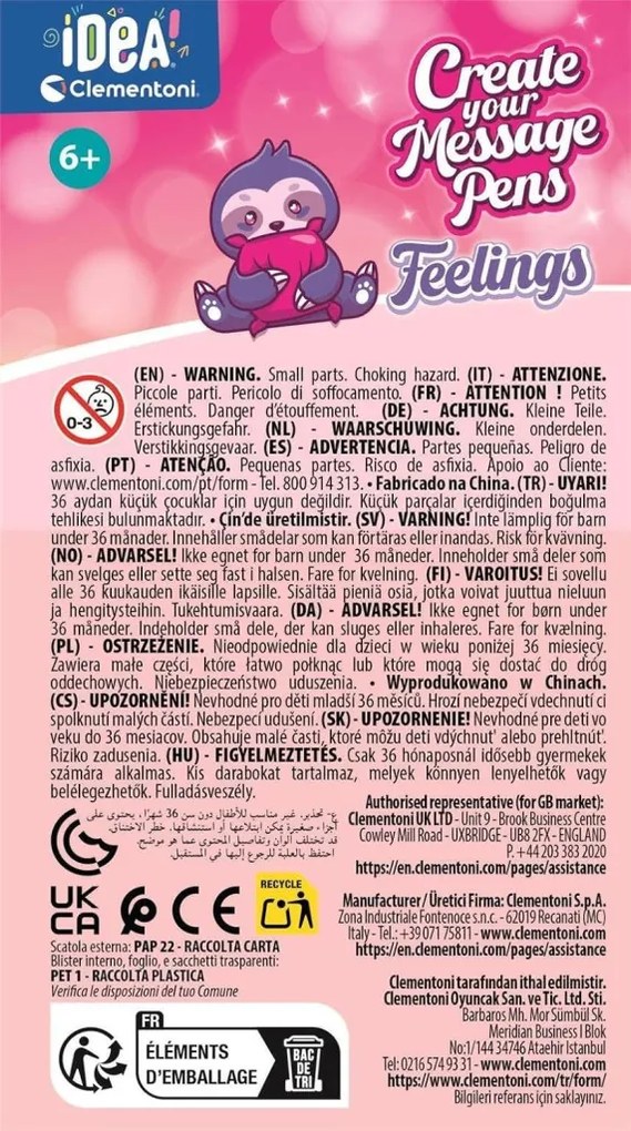 Színes Feelings tollkészítő készlet Clementoni