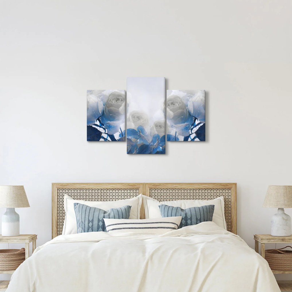 Kép - Fehér rózsa (90x60 cm)