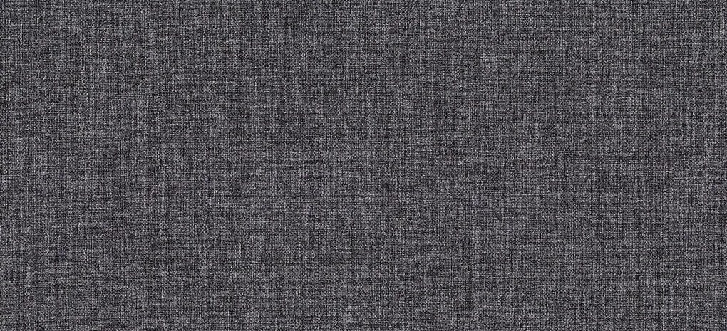 Ágyazható, kétoldalas L alakú kanapé VALERIO SLIM 200x140 cm, sötétszürke színű + 2 db díszpárna INGYEN