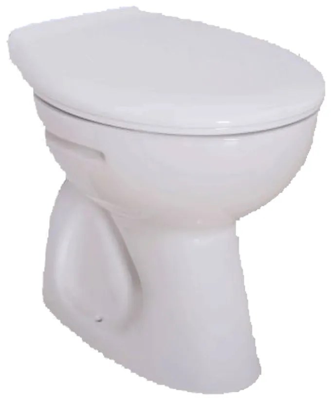 ALFÖLDI 4035 Bázis mélyöblítésű alsó kifolyású WC, nyújtott, fehér