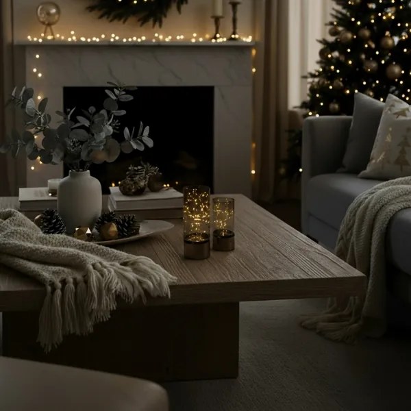 Solight 1V287 - SZETT 2x LED karácsonyi világítás 20xLED+10xLED/2xAA+3xAA meleg fehér