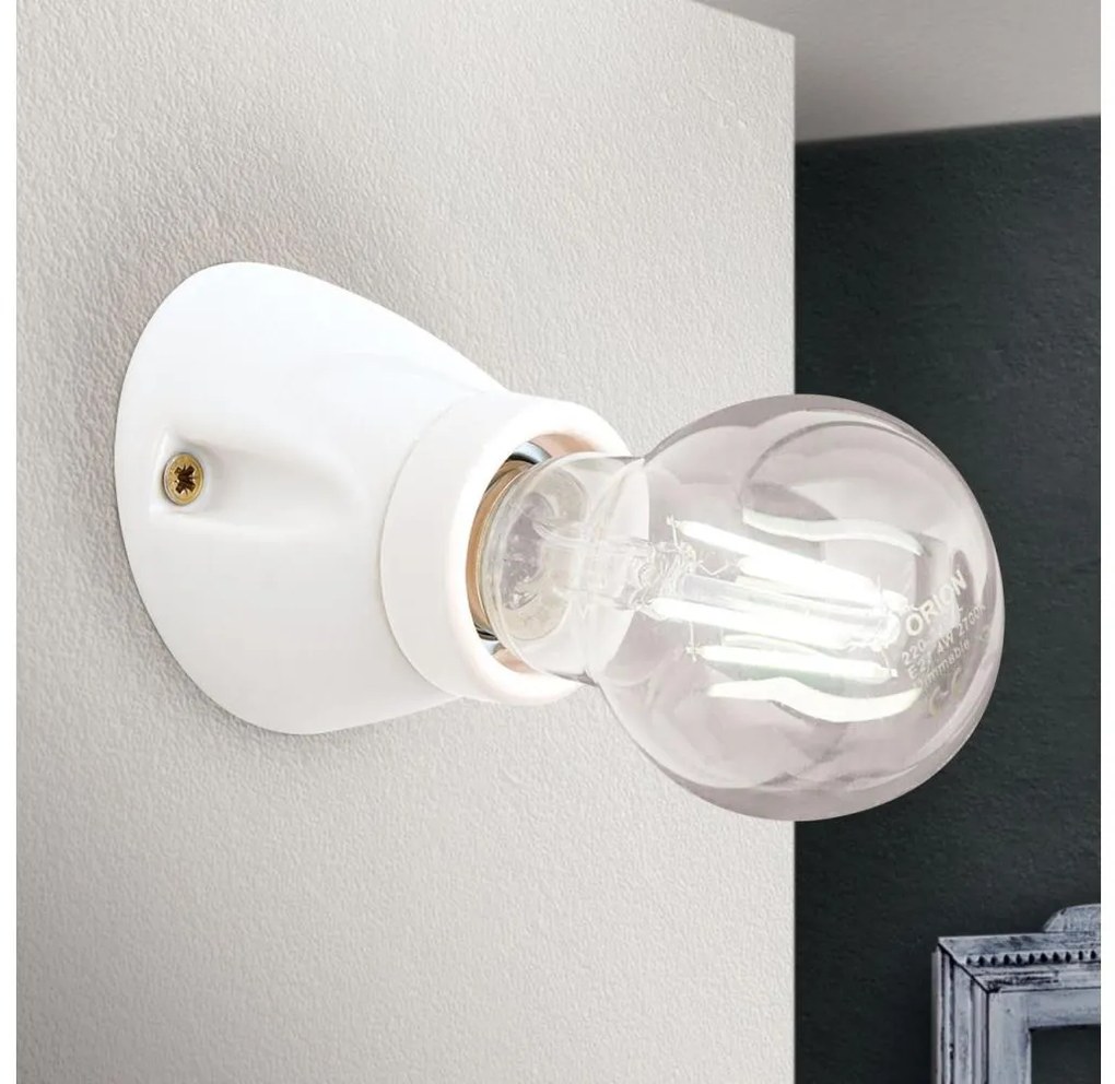 Orion - Fali lámpa FROST 1xE27/60W/230V fehér