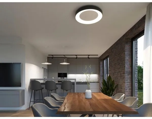 LED2 - LED Mennyezeti lámpa BELLA LED/40W/230V 3000/4000K fekete