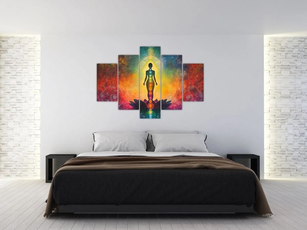 Kép - Nő és csakrák (150x105 cm)