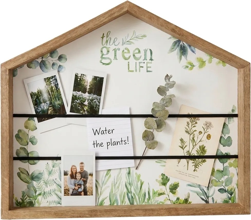 Fotókollázs tábla GREEN LIFE, természetes