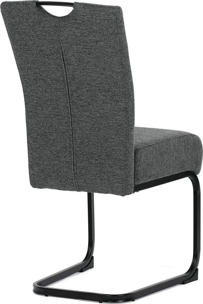 Jídelní židle, šedá, látka, DCL-E2008 GREY2