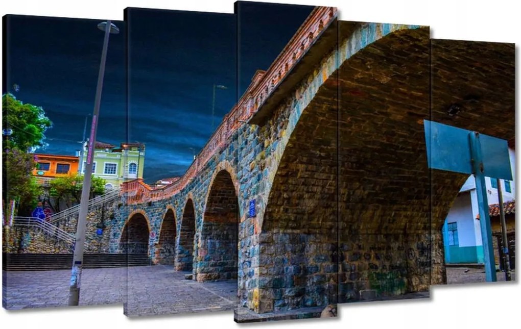 Festmények 100x60 Híd Építészet Tájkép