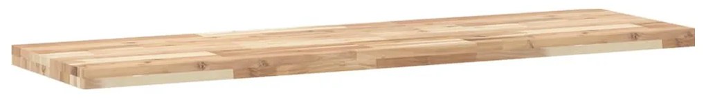 kezeletlen tömör akácfa függőpolc 120 x 40 x 4 cm