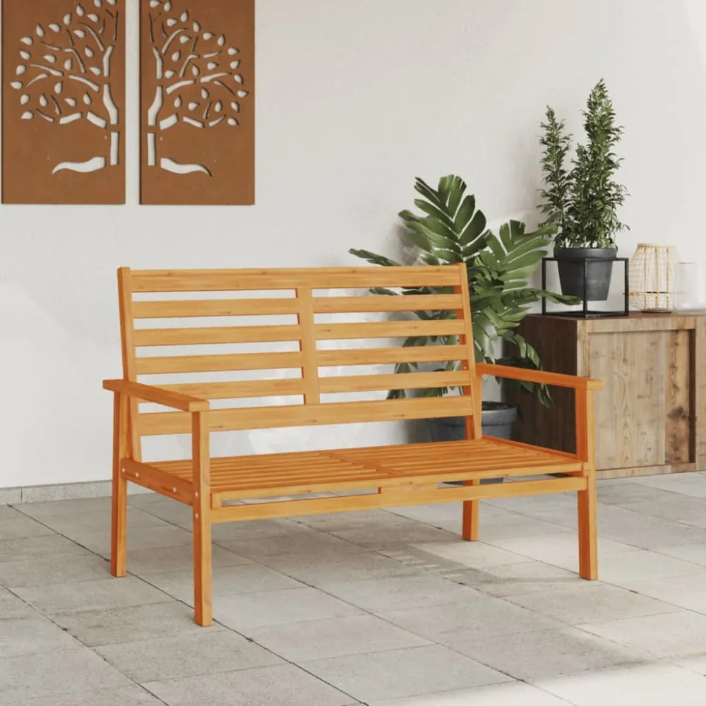 tömör akácfa kerti kanapé 120 cm