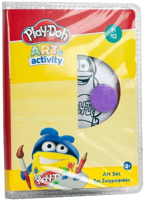 Play-Doh Art kreatív szett, rajzkészlet 24 db-os