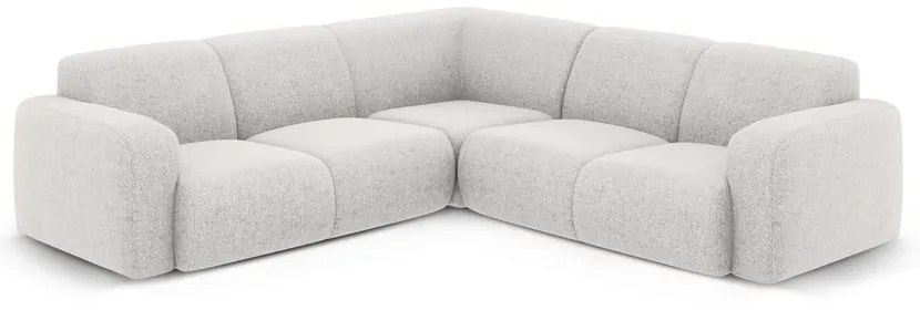 Világosszürke sarokkanapé (variálható-L alakú) Molino – Micadoni Home