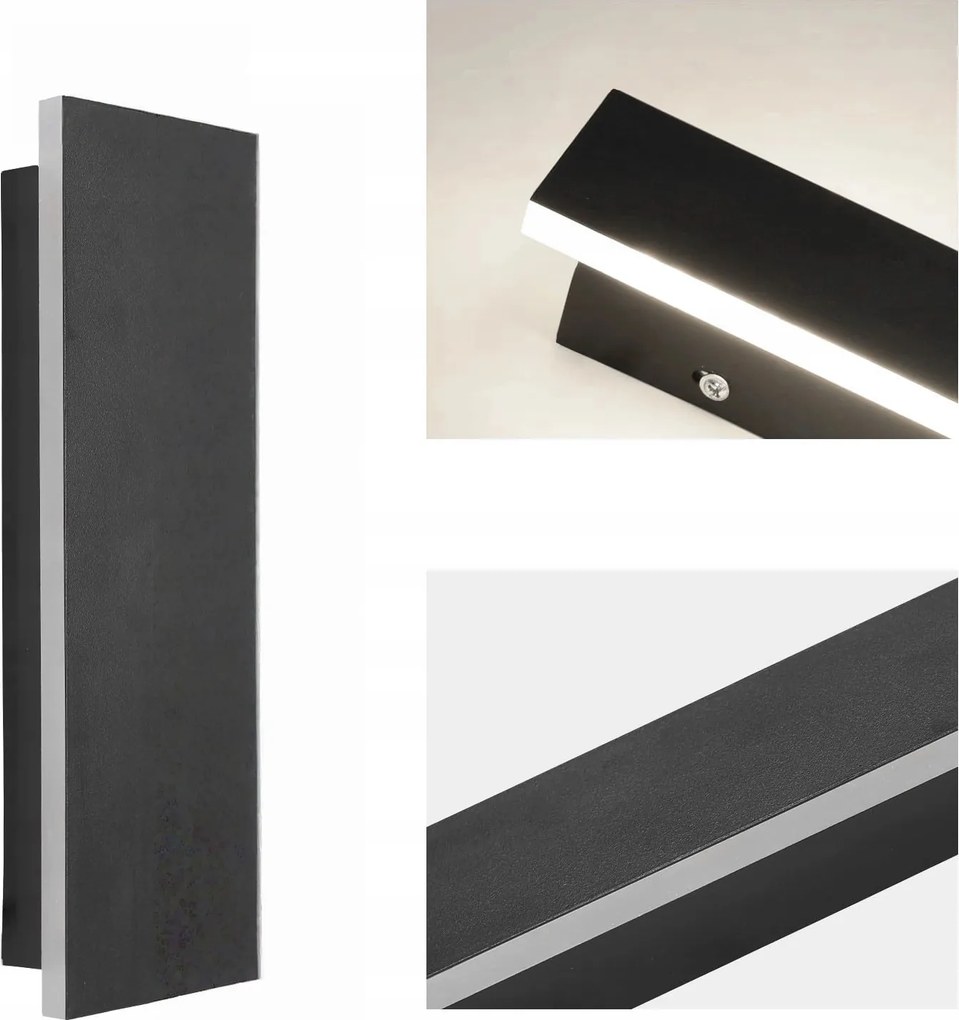 Led Homlokzati Fali Lámpa Kerti Fali Lámpa 30cm kültéri IP65