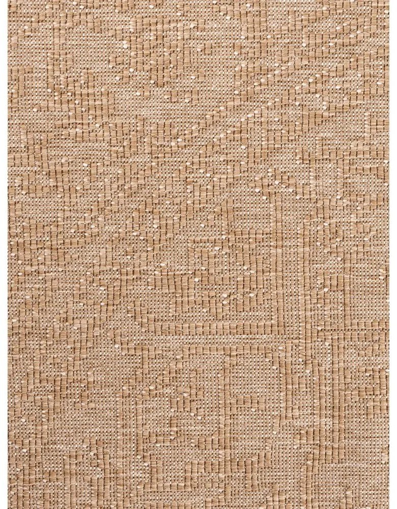 Bézs-elefántcsont színű kerek kültéri-beltéri szőnyeg ø 160 cm Duet Kona – NORTHRUGS