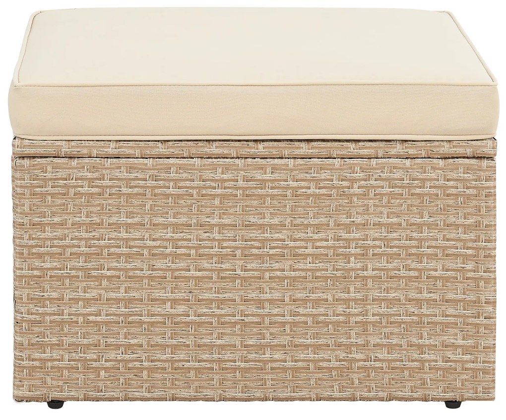 Juskys Salou polyrattan bútor szett - krém