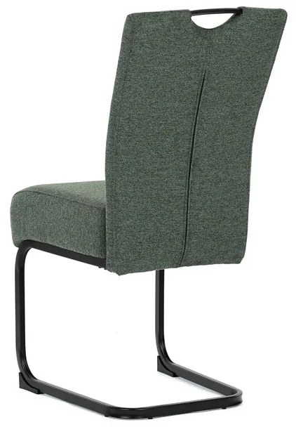 Étkezőszék zöld szövetkárpittal. DCL-E2008 GRN2