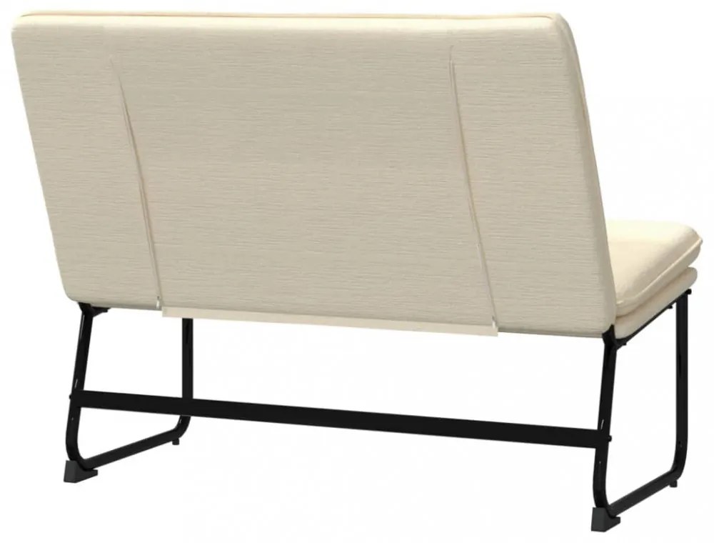 krémszínű szövetpad 100 x 75 x 76 cm