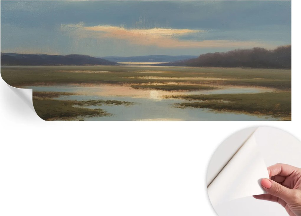 Dekoratív öntapadós fotótapéta az irodába Hangulatos táj 250x104