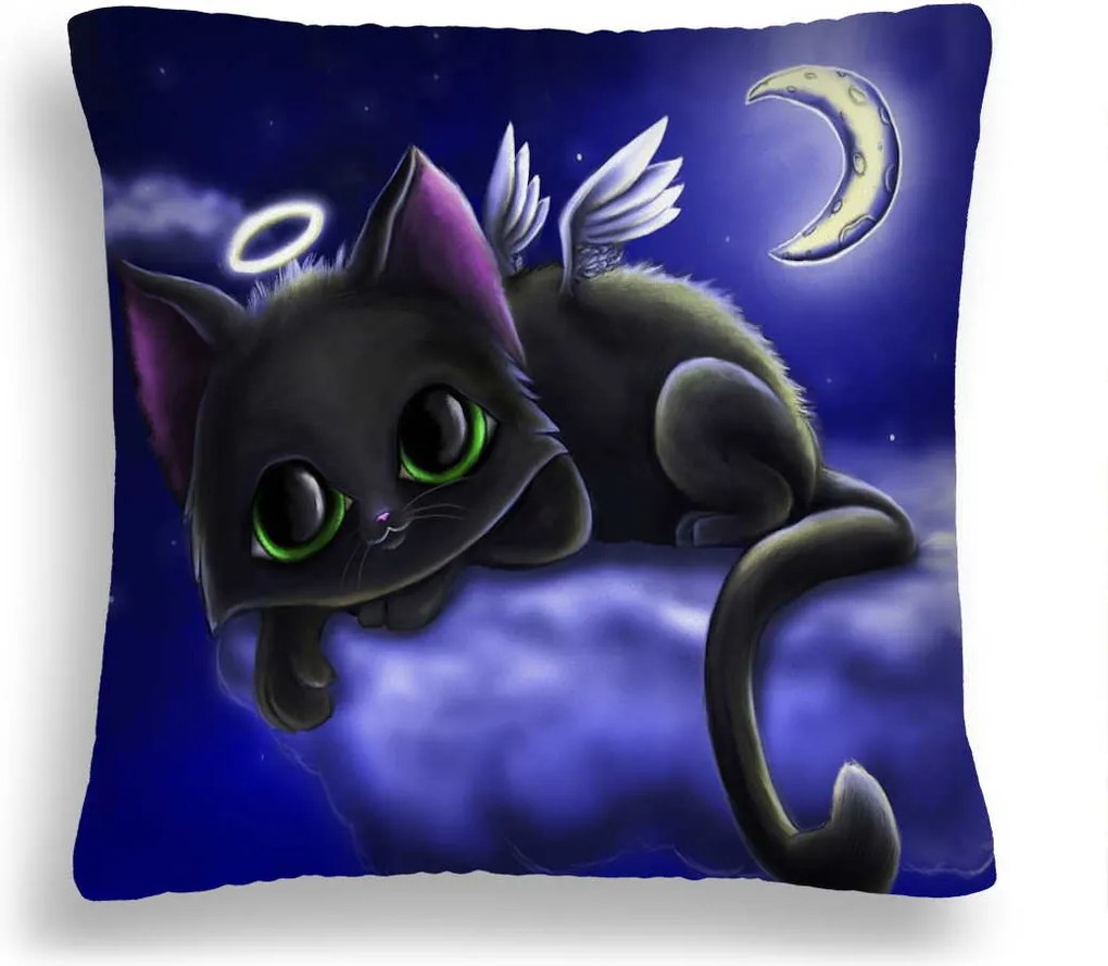 Nagy 50*50 Macska Párna 30 Macska Angyalka