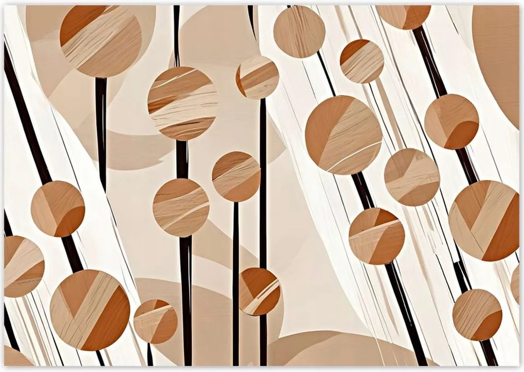 Poszterek 100x70 Bézs az oszlopokon