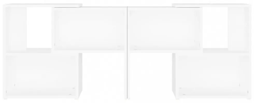 fehér szerelt fa TV-szekrény 104 x 30 x 52 cm