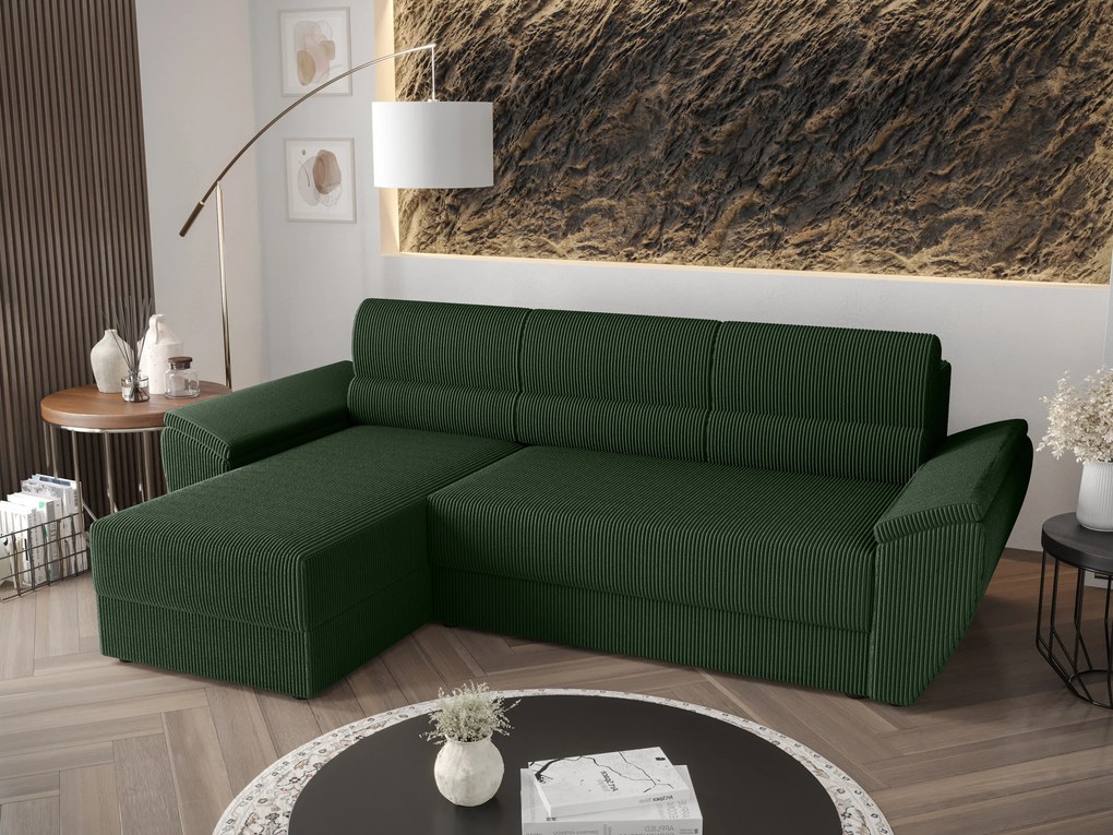 Sarok ülőgarnitúra Radiant L2 (zöld) (B). 1062226