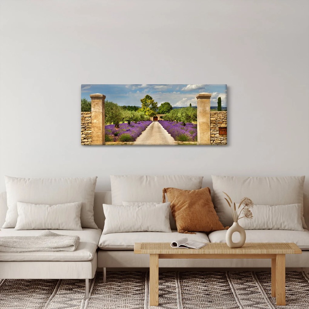 Kép - Levendula ösvények (120x50 cm)