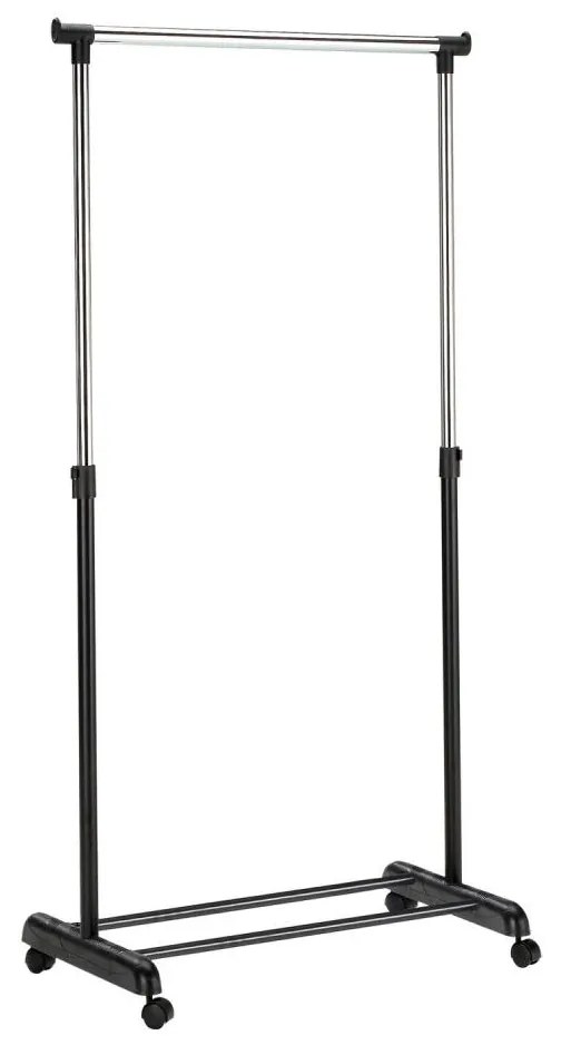 Mobil fém akasztó 170x88 cm fekete/króm