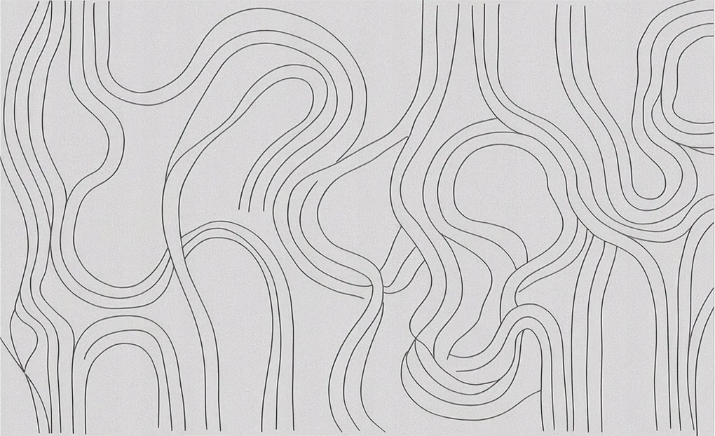 Flizelina Dekoratív Fotótapéta Hálószobába Organikus vonalak 416x254 Ragasztó