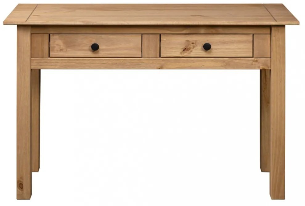 tömör fenyőfa panama konzolasztal 110 x 40 x 72 cm