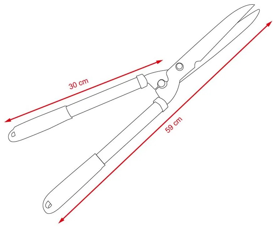 AVENBERG Frederick Nagy kerti olló - 59 cm