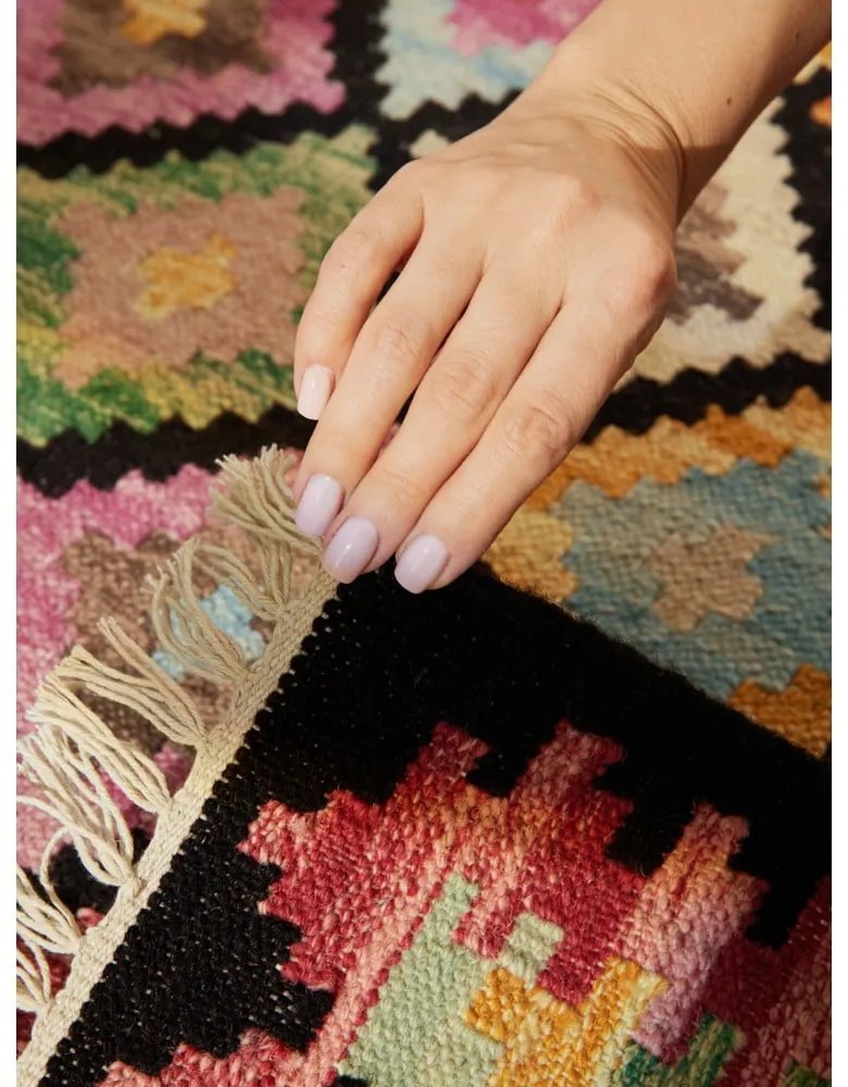 Kétoldalas kézi szövésű gyapjú szőnyeg 120x170 cm Kamal Zara – Nouristan