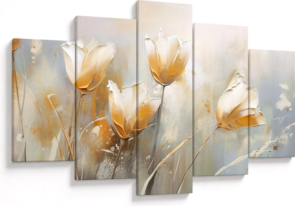 Kép - Tulipánok festése (150x105 cm)