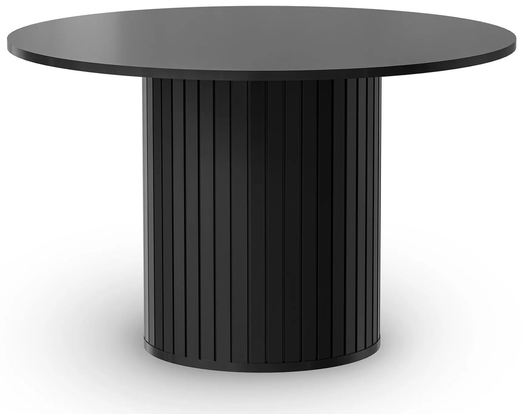 DL ZANTE étkezőasztal 120x75,2 - fekete