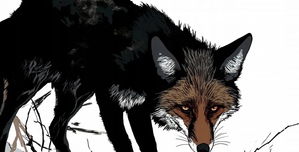 Poszter 91,3x44,5cm Bizalmatlan róka