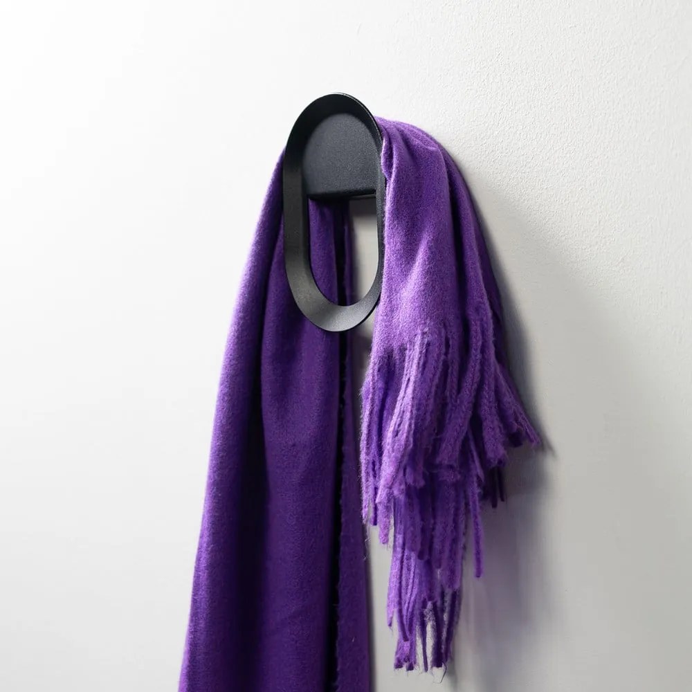 Fekete fali acél akasztó Coucou – Spinder Design