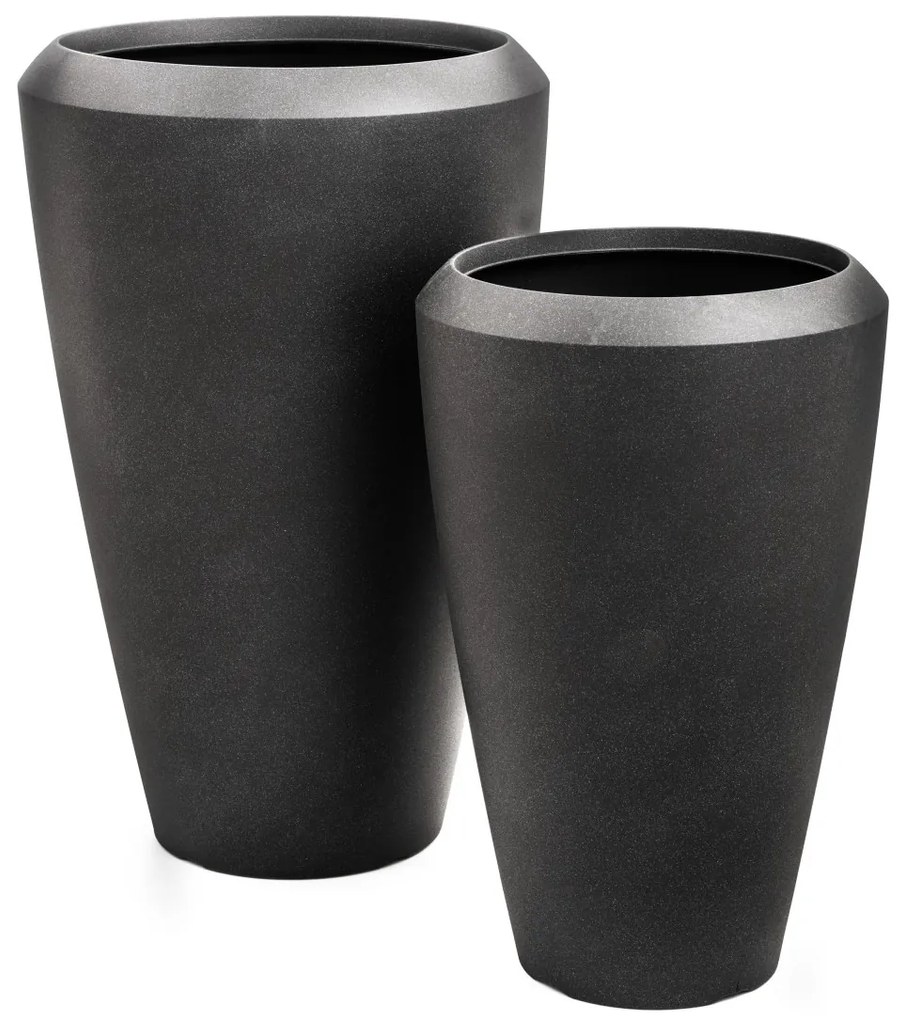 G21 Coal Oval virágcserép 55 x 55 x 86,3