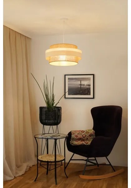 Brilagi - SPACE LIGHT lógó 1xE27/15W/230V, 50 cm, bézs/krém