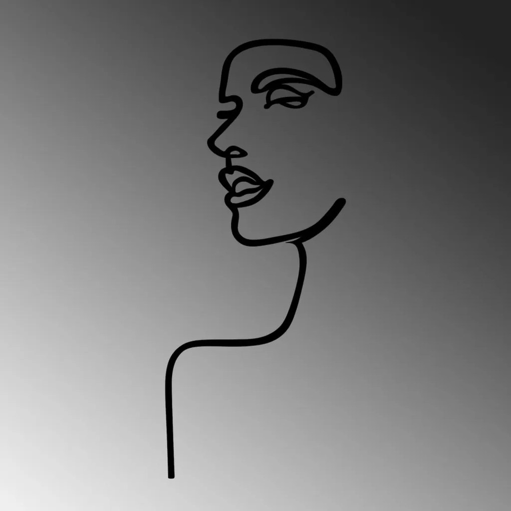 Woman fém fali dekoráció, 42×100 cm