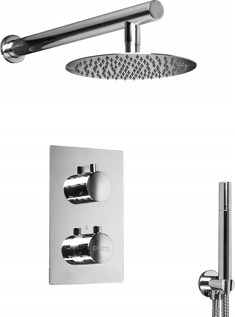 Zuhanyszett esőztető termosztáttal 20 cm