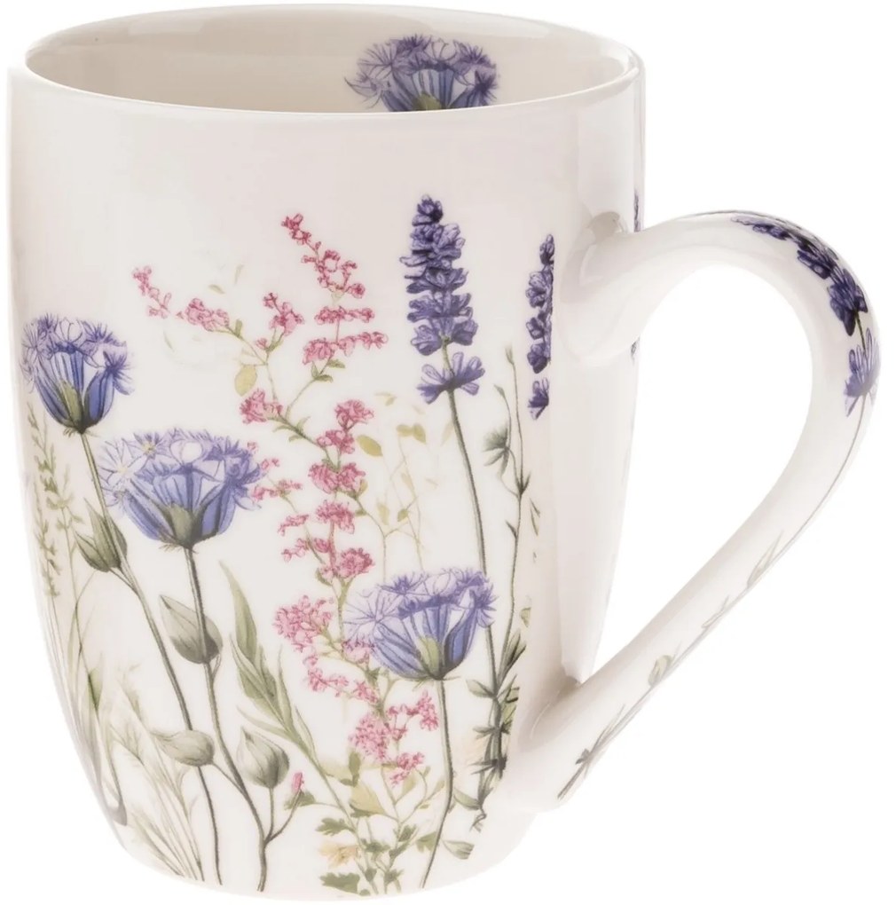 Ajándék szett 2 porcelán bögre Nyári rét 350 ml